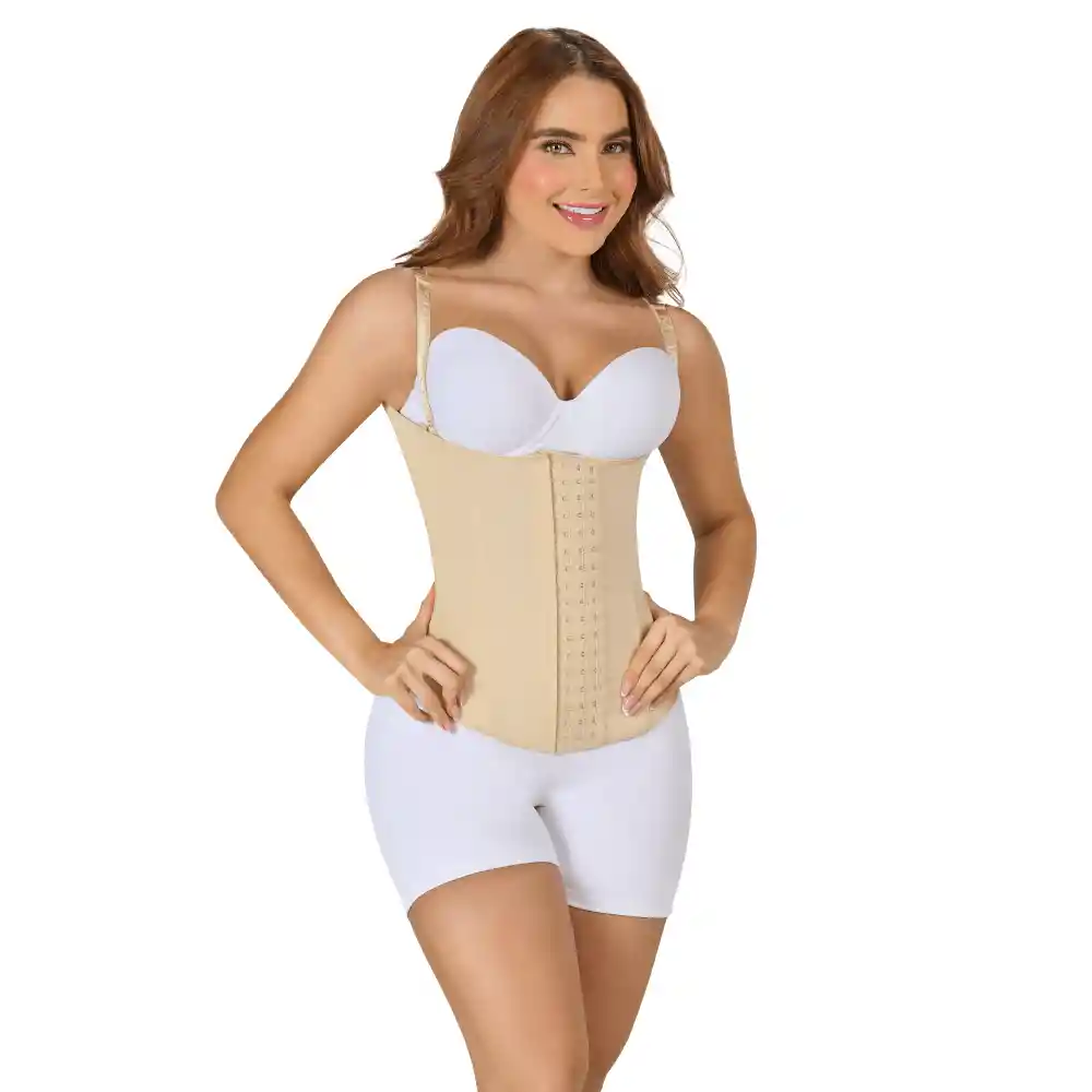 Cinturilla Myd Espalda Semi Cubierta Beige Talla Xs C4053