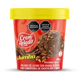 Helado Crem Helado Jumbo Chocolate Mani
