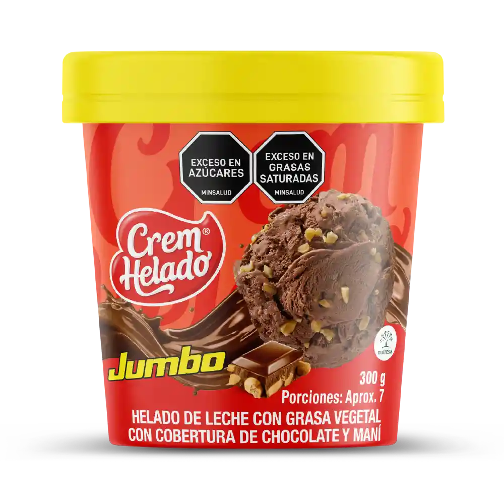Helado Crem Helado Jumbo Chocolate Mani