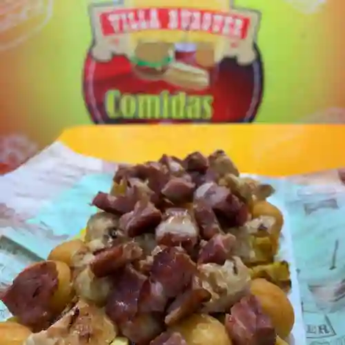 Costipapas con Carne