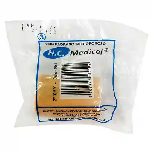 Micropore Piel Hc Medical 2 X 5 Yds