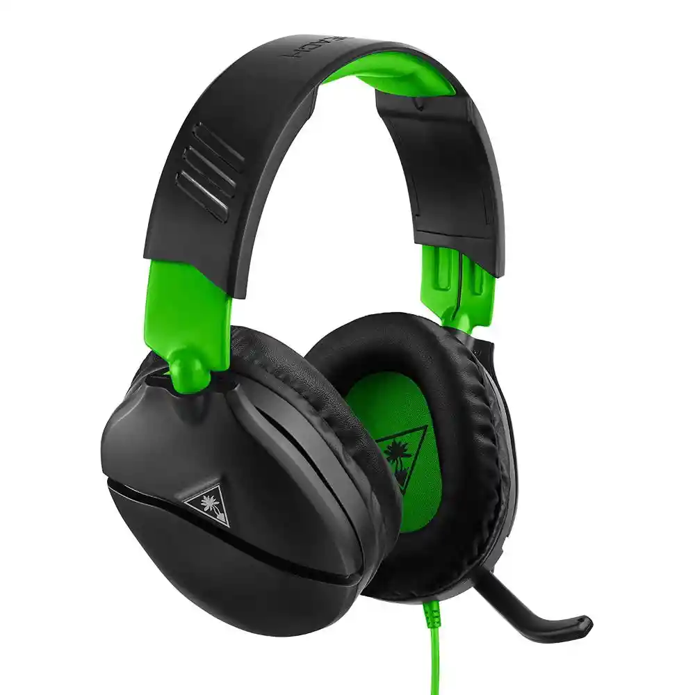 Audifonos Tipo Diadema Gamer Verdes Con Cable Turtle Beach