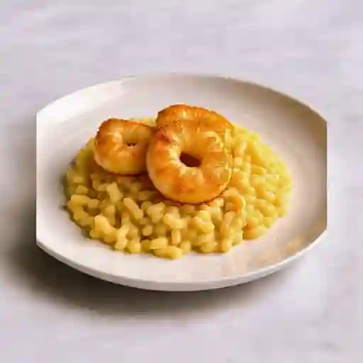 Risotto Durazno Con Langostinos