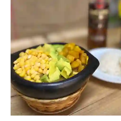 Cazuela de frijoles vegetariana