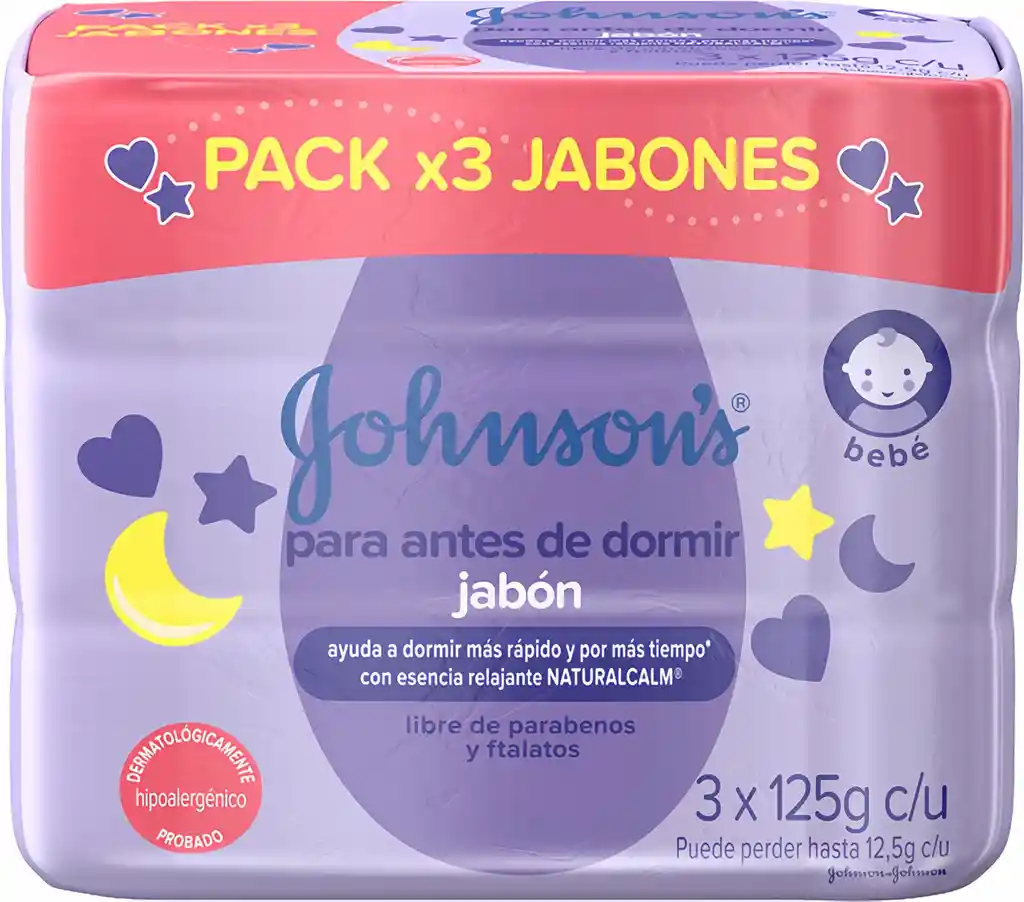 Johnson's Baby Jabón en Barra Antes de Dormir
