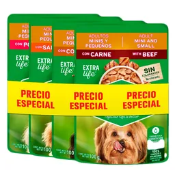 Dog Chow Alimento Húmedo para Perro Adulto Razas Pequeñas