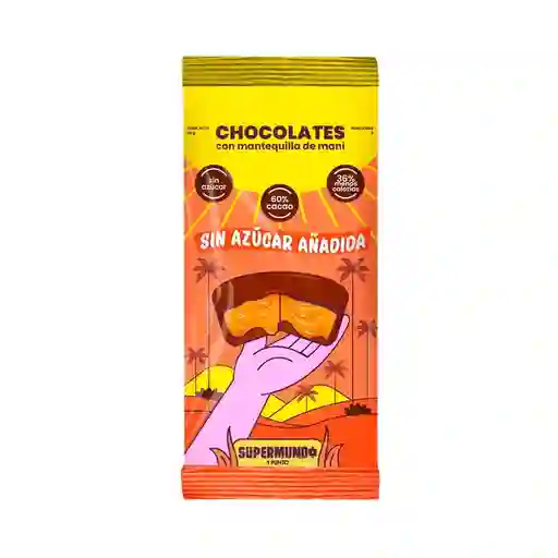 Bombones Rellenos Mantequilla de Mani El Super Mundo Bolsa