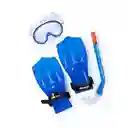 Zoom Sports Set de Natación Snorkel Fun Plus Azul