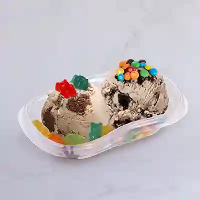 Vaso 2 Bolas 180g Exclusivo + Topping