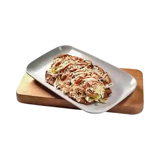 Patacón con Butifarra