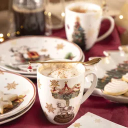 Mug Noche Buena Snow 350 mL Ambiente Gourmet