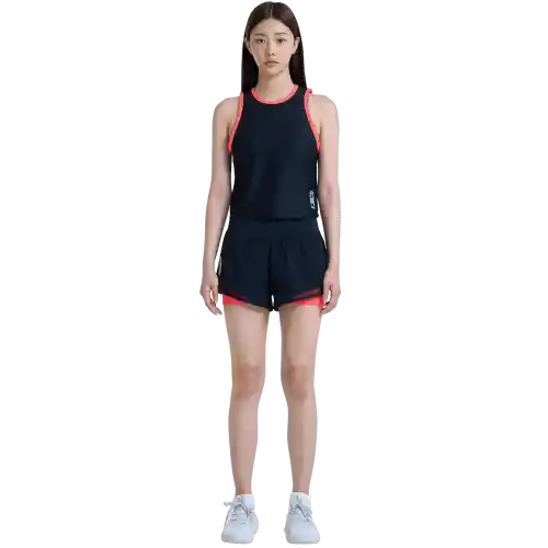 Under Armour Pantaloneta Anywhere de Mujer Negro Talla SM