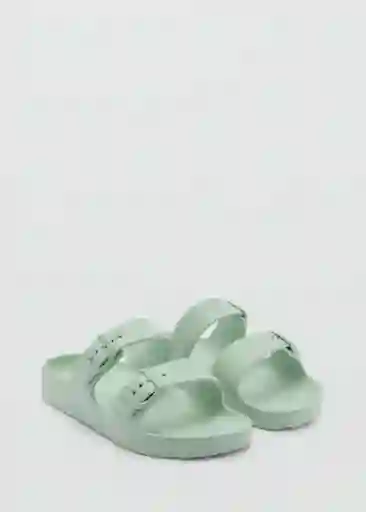 Chancla Pauv Verde Pastel Talla 35 Niñas Mango