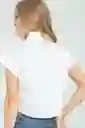 Camisa Crop Glace