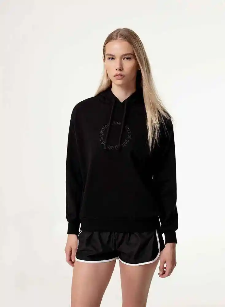 Buzo Mujer L-negro 799