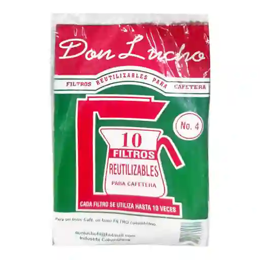 Filtro Don Lucho Cono No.4
