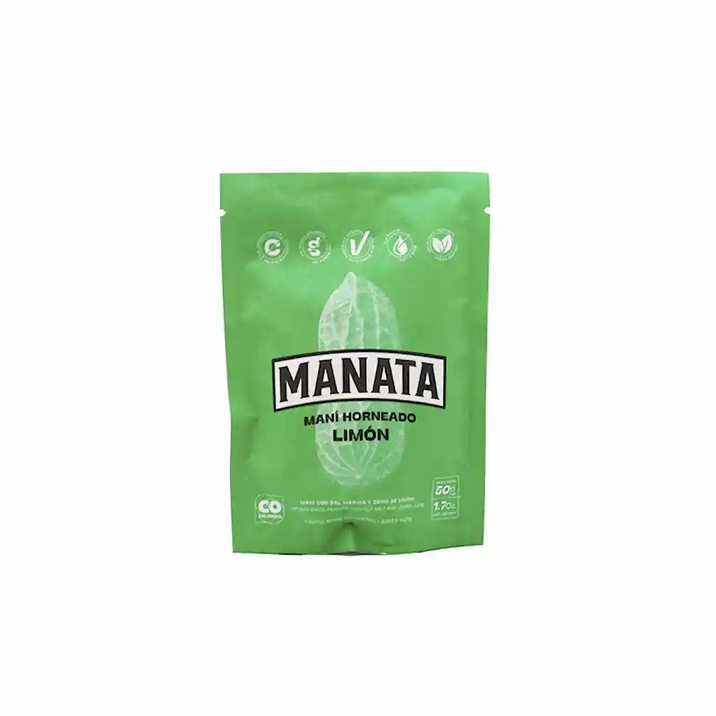 Manata Maní Horneado Limón
