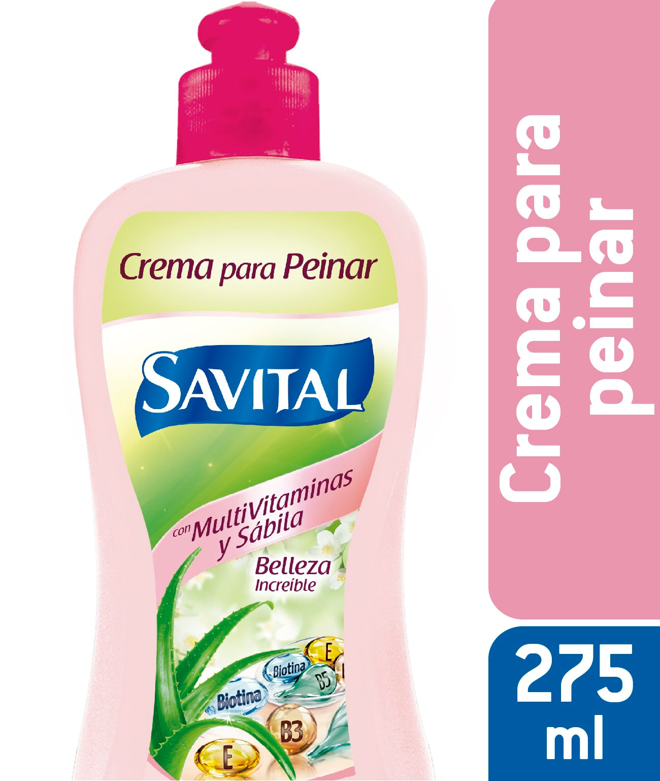 Savital Crema para Peinar con Multivitaminas y Sábila 275 ml
