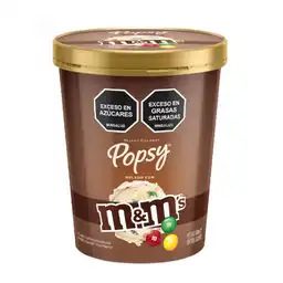 Popsy Helado con M&m's Gourmet