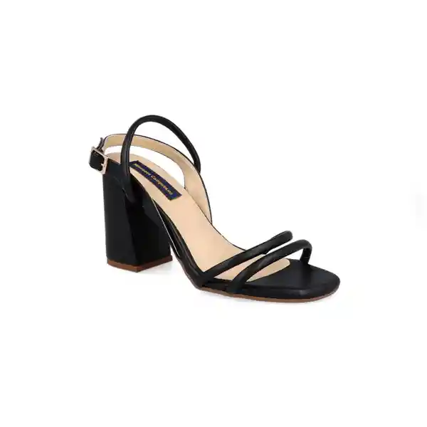 Sandalias Tacón Montse Negro Talla 39