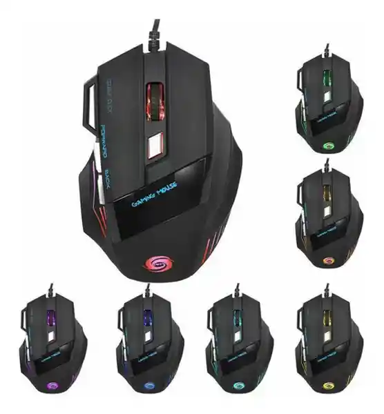 Mouse Gamer Spaceship Iluminación Led Multicolor Mgjr-046