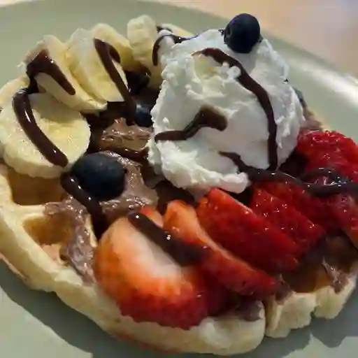 Nutella frutos de temporada con helado