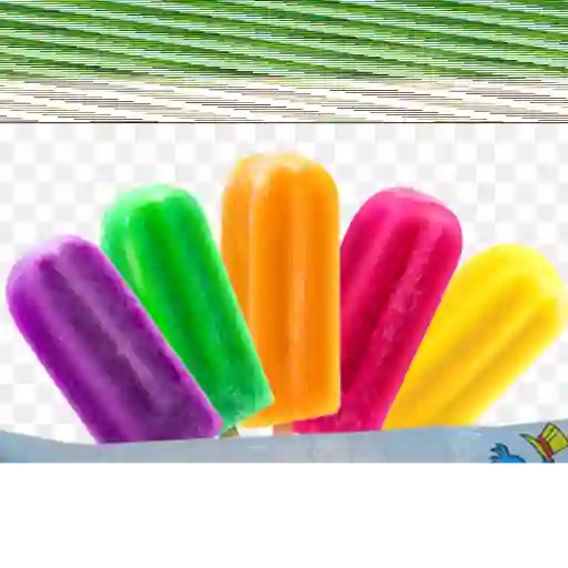 Paleta de agua azul