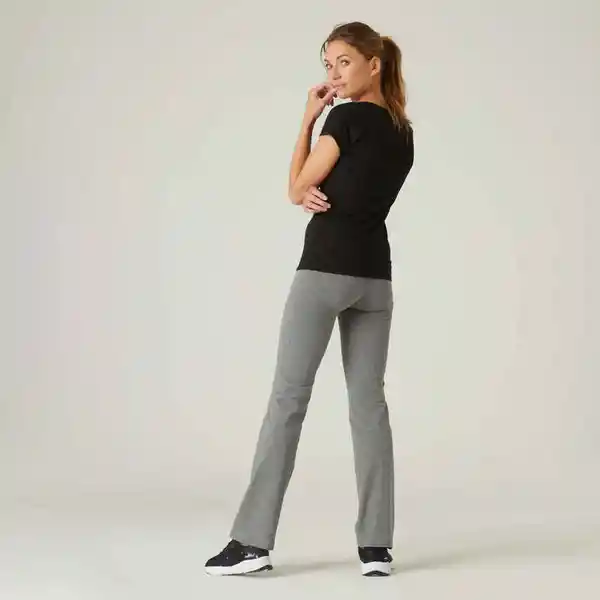 Domyos Licra Deportiva Regular Mujer Gris Talla S