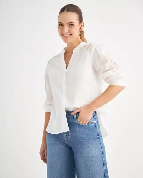 Camisa Crudo Nevisca Claro Talla S 619F054 Esprit