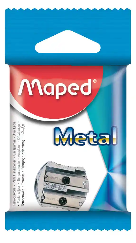 Maped Sacapuntas Metálico con Doble Orificio