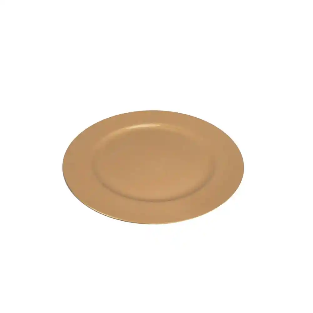 Plato Base Liso Gold Krea