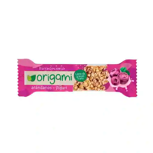 Origami Barra de Cereal Sabor Yogurt y Arándanos