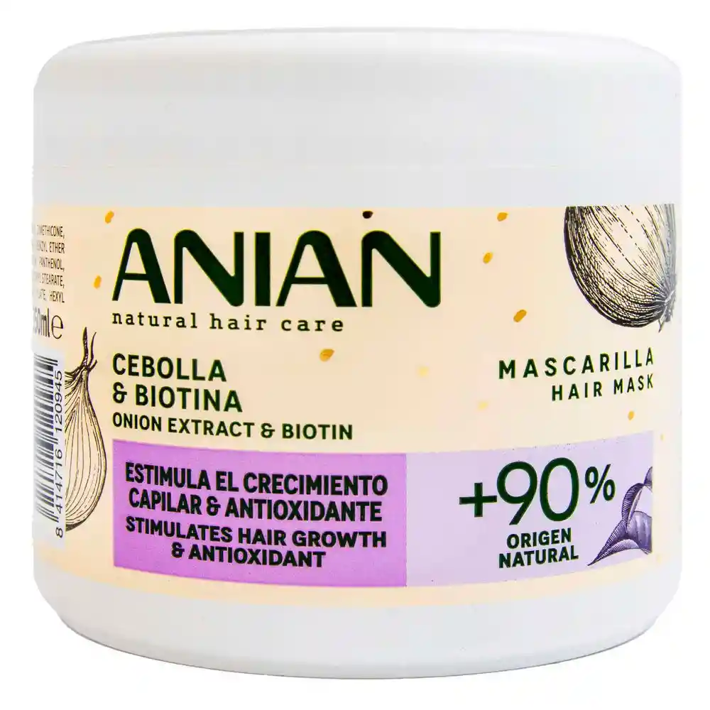 Anian Mascarilla Cebolla y Biotina Morado