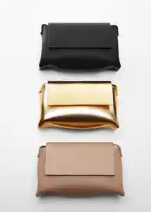 Bolso P Lucer Negro Talla 99 Mujer Mango