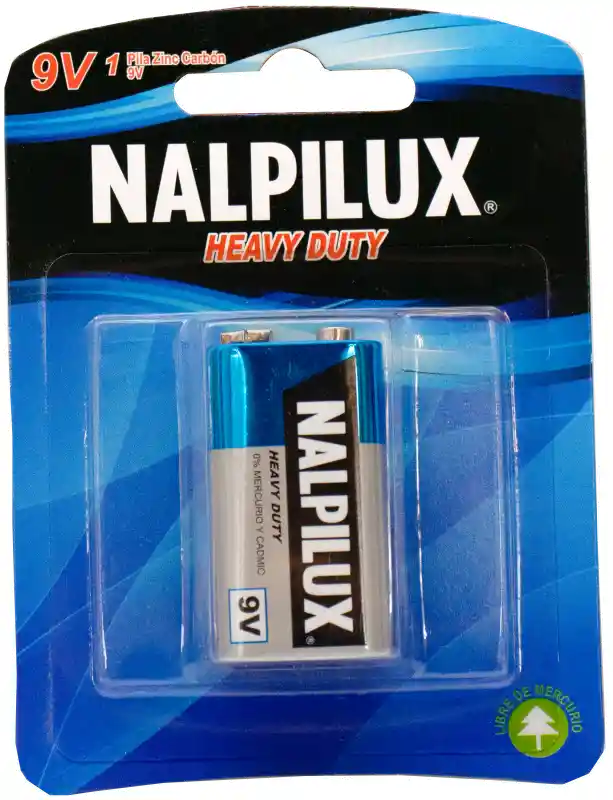 Nalpilux Pila Cuadrada 9V