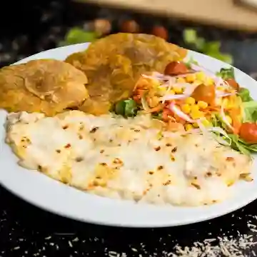 Filete de Pescado Blanco Gratinado