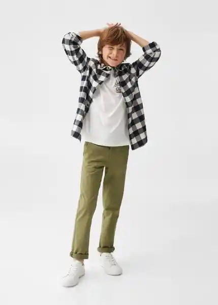 Pantalón Piccolo Khaki Talla 08 Niños Mango