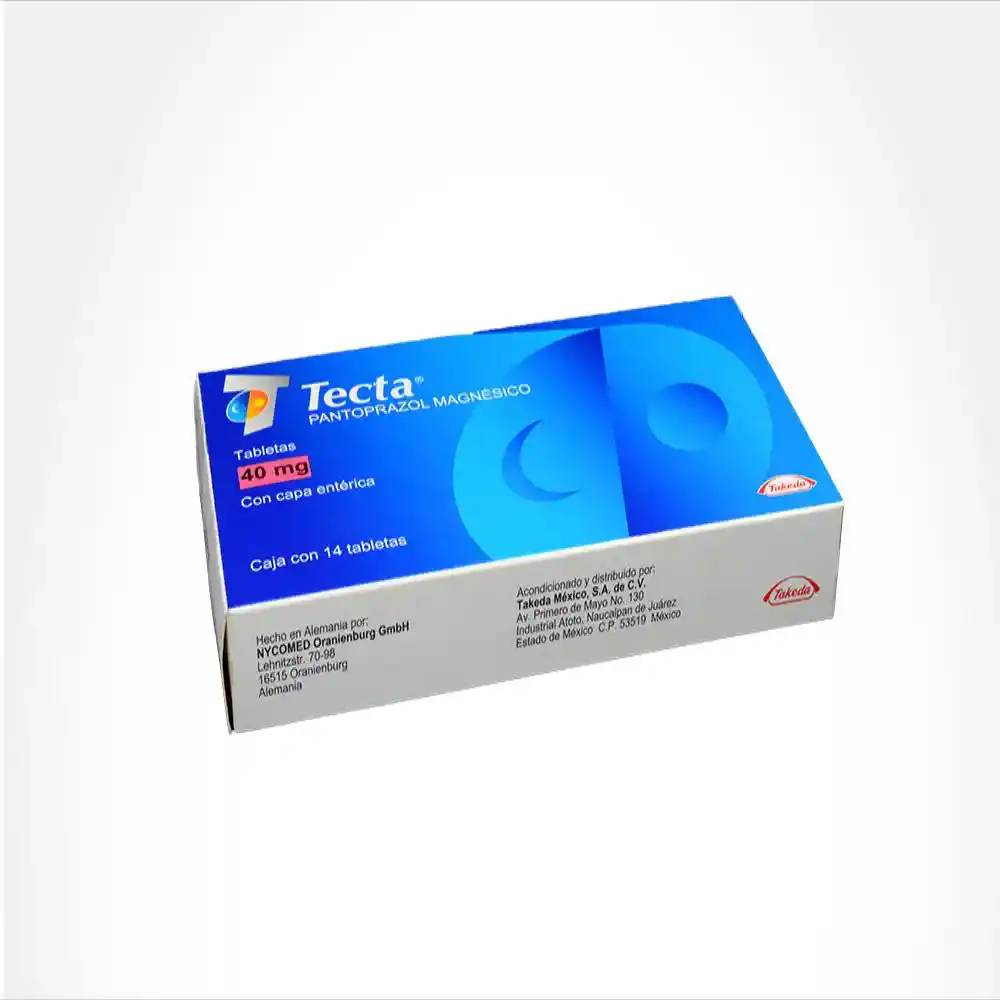 Tecta Pantoprazol Magnésico 40 Mg en Tabletas