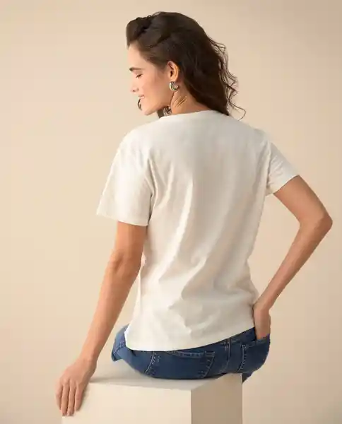 Camiseta Blanco Puro Claro Talla L 101G106 Esprit