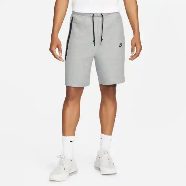 Nike Short Tch Flc Para Hombre Gris Talla XL