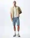 Bermuda Hombre Azul Talla 34 551G000_AZU174021 Americanino