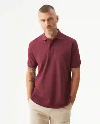 Camiseta Polo Classic Rojo Uva Ultraoscuro Talla M Chevignon