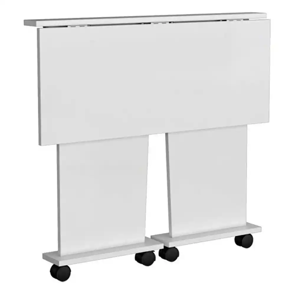 Escritorio Plegable Blanco Blanco