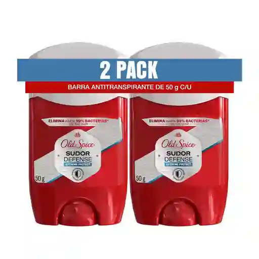 Desodorante Antitranspirante Hombre Old Spice Barra 50 g x 2 Und
