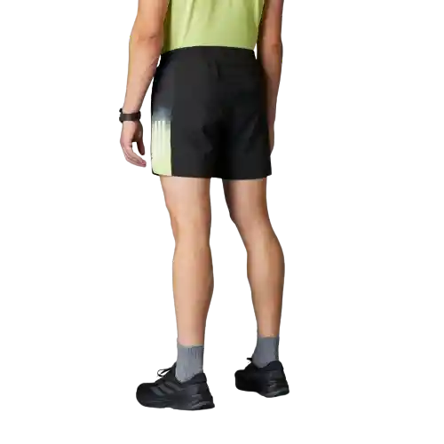 Adidas Pantaloneta Correr de Hombre Negro Talla S5