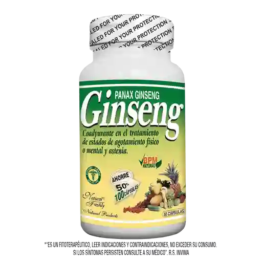 Ginseng Suplemento Dietario Panax