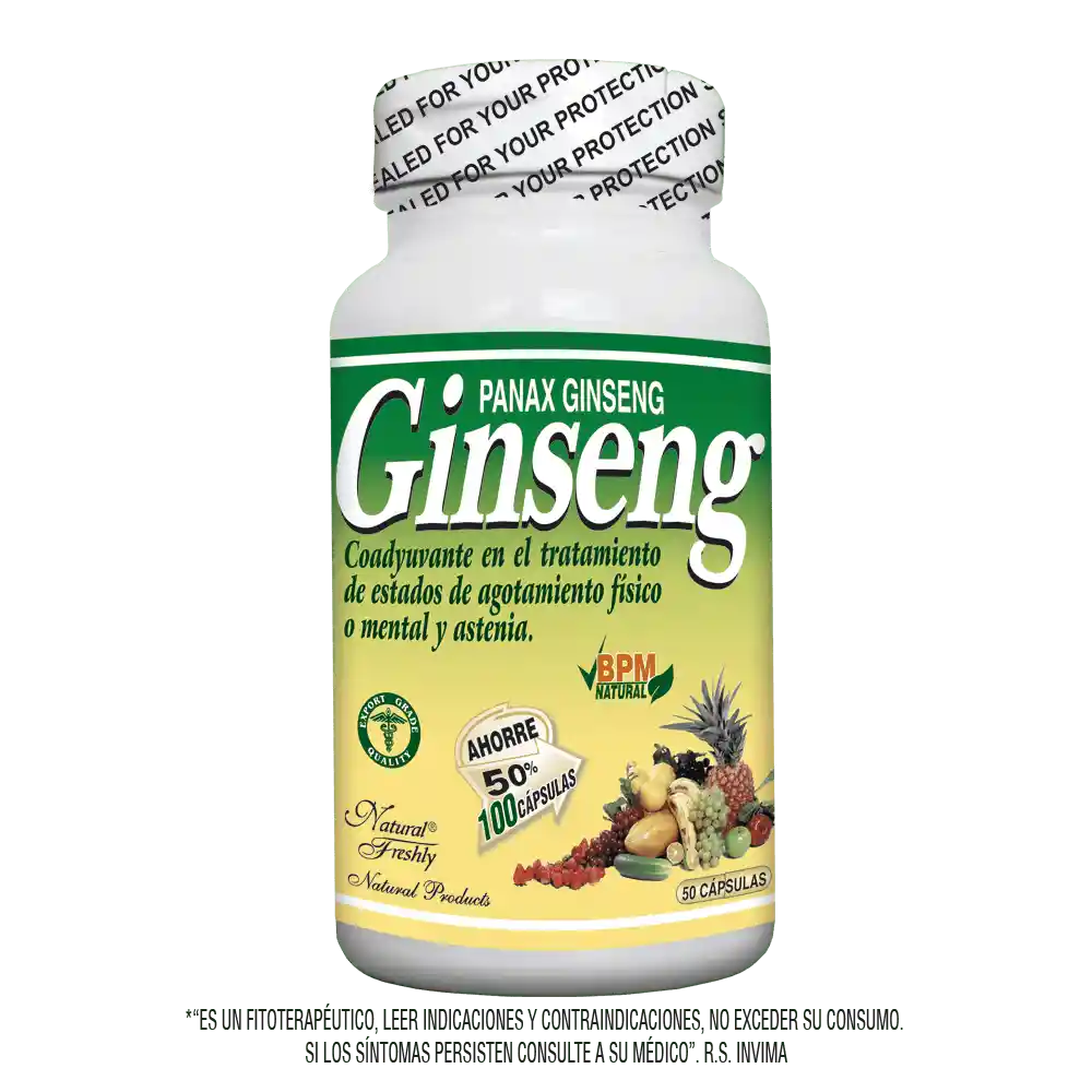 Ginseng Suplemento Dietario Panax