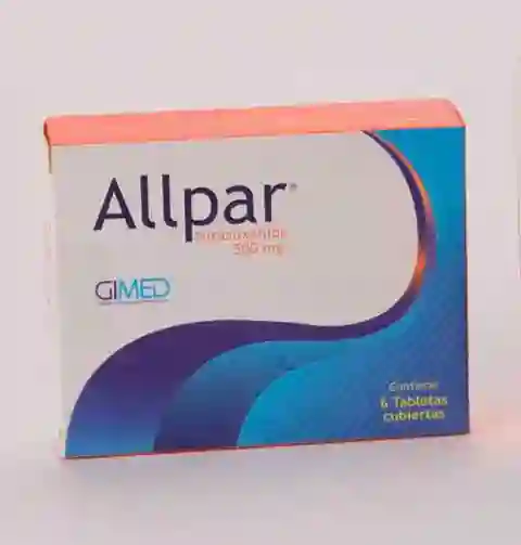  Allpar ( Nitazoxanida ) 500 Mg Caja 