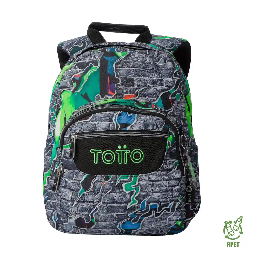 Morral Juvenil Porta Tableta 10" Tempera Gris