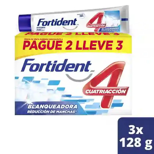 Fortident Crema Dental Blanquea Pague 2 Lleve 3
